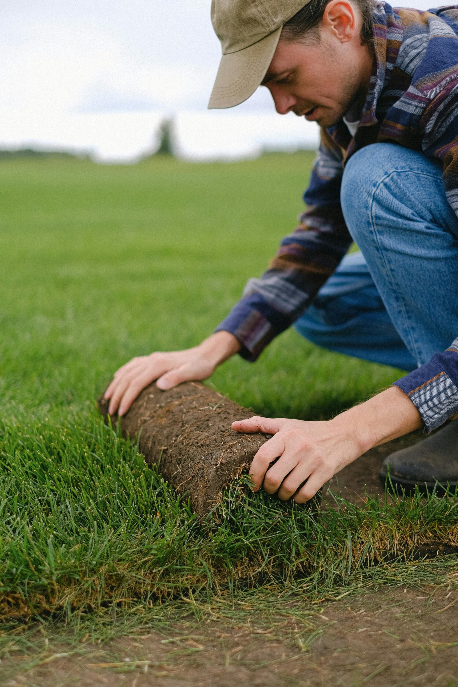 Transform your outdoor space: Custom Landscaping Services.